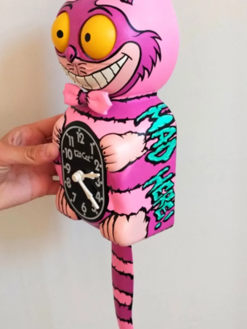 NIB Cheshire Cat Kit-Cat Klock Clock